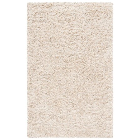 Safavieh 3 x 5 ft. Faux Sheep Skin Power Loomed Rectangle Area Rug, Beige FSS235K-3